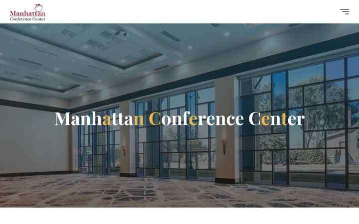 Screenshot of manhattanconferencecenter.com