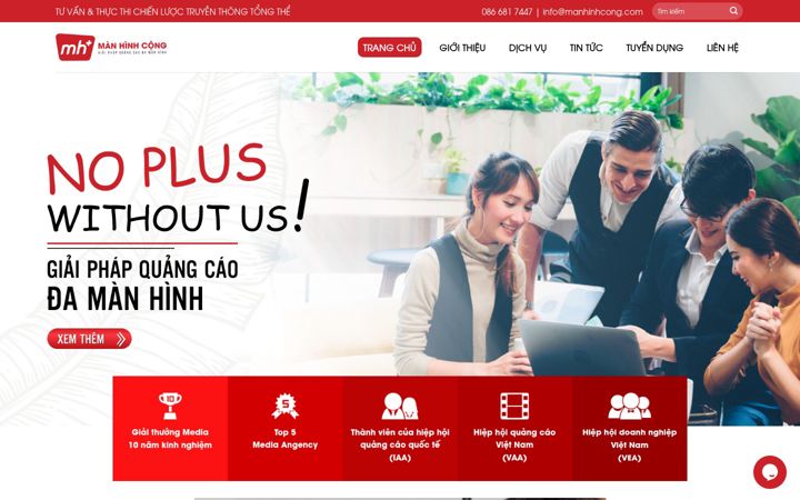 Zrzut ekranu manhinhcong.com