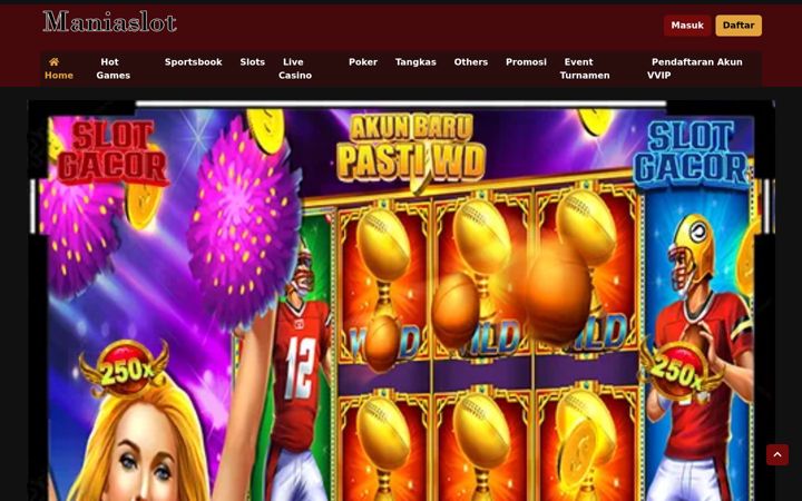 Screenshot of maniaslot.net
