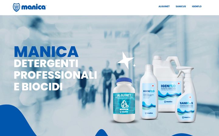 Screenshot of manicus.it