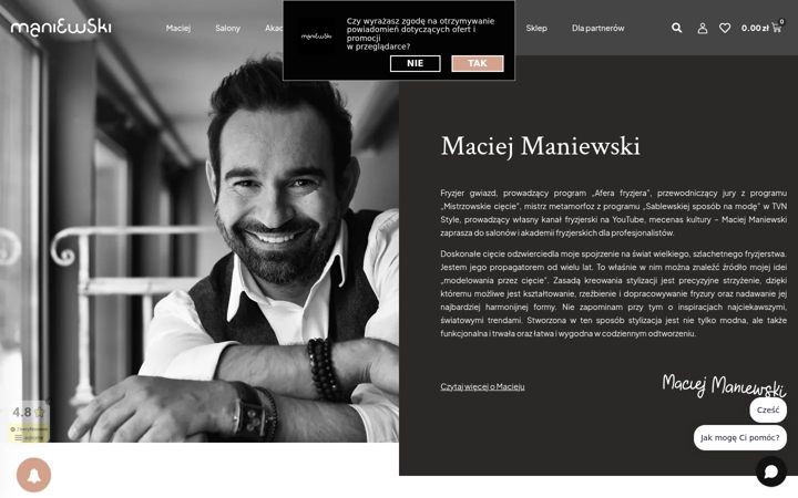 Skjermbilde av maniewski.pl