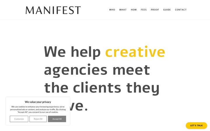 Screenshot of manifest-nb.com