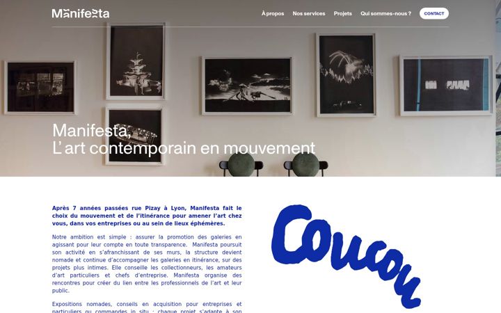 Screenshot of manifesta-lyon.fr