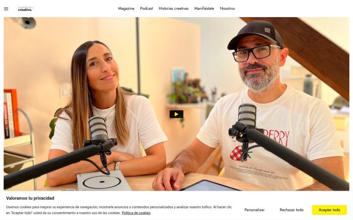 Screenshot of manifiestocreativo.com