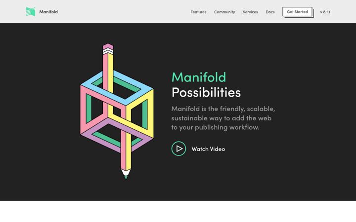 Screenshot of manifoldapp.org