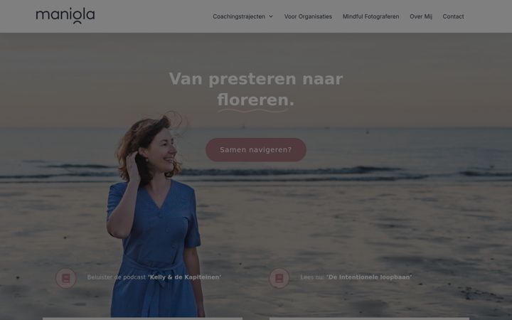 Screenshot of maniola.be