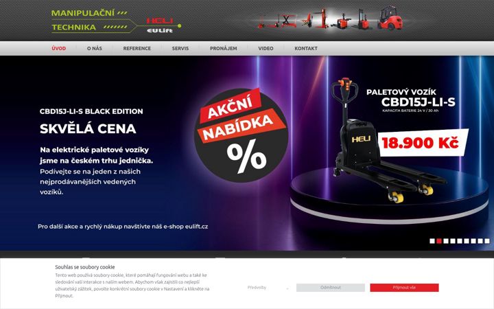 Screenshot of manipulacni-technika.org