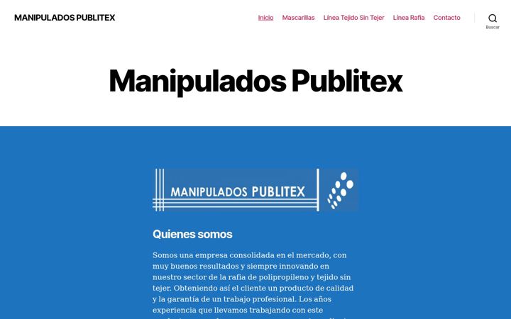 Screenshot of manipuladospublitex.com