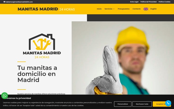 Screenshot of manitasmadrid24h.com