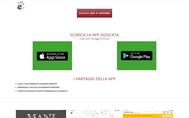 Screenshot of manitobapizzeria.it