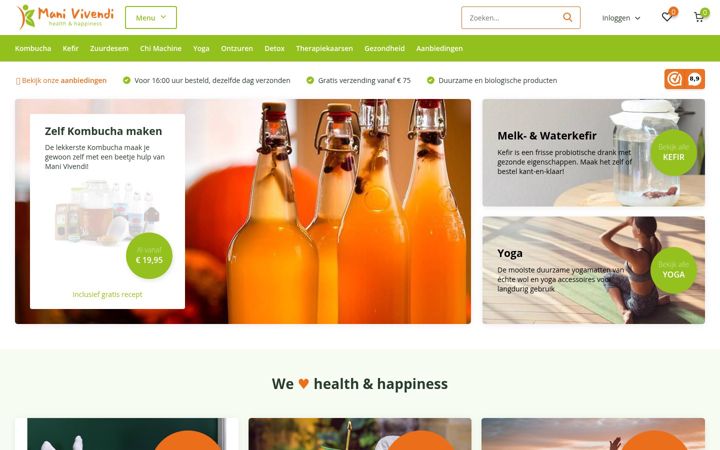 Screenshot of manivivendi.nl