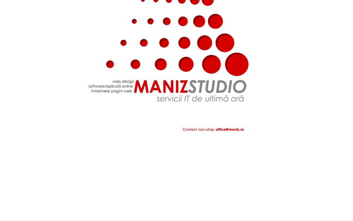 Screenshot of maniz.ro