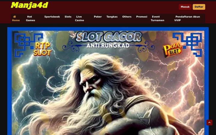 Screenshot of manja4d.net
