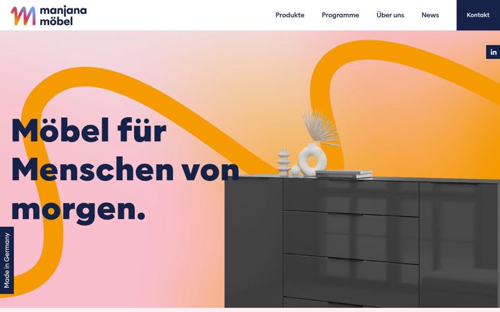 Screenshot of manjana-moebel.de