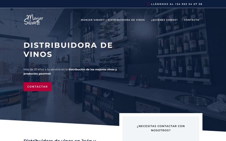 Screenshot of manjarsibarit.com