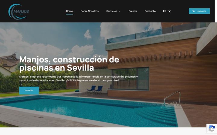 Screenshot of manjos.es