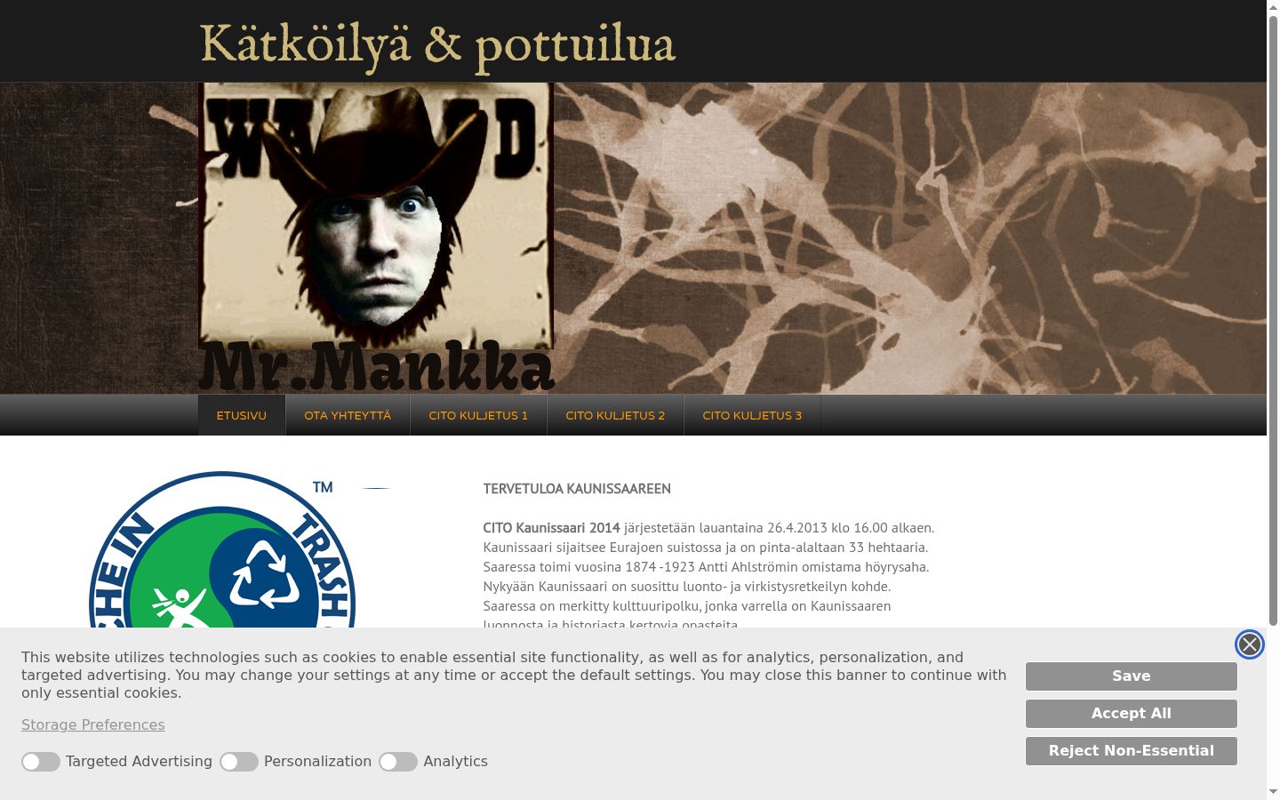 Zrzut ekranu banera zgody wyświetlanego przed jakąkolwiek interakcją