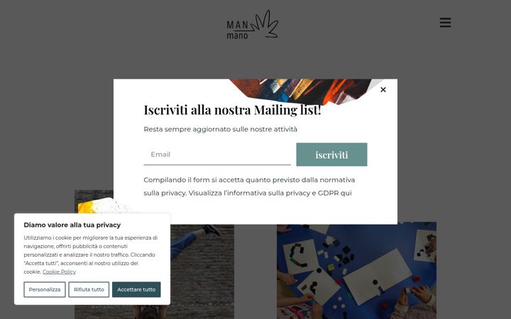 Screenshot of manmano.eu