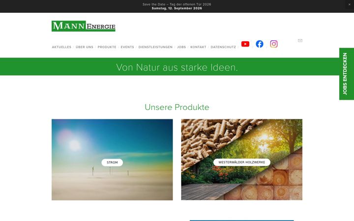 Screenshot of mann-energie.de