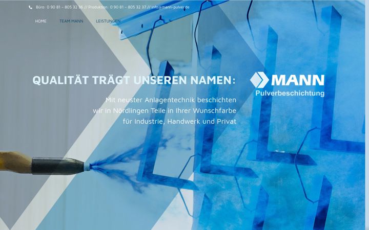 Screenshot of mann-pulver.de