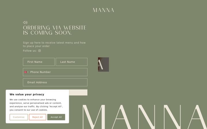 Screenshot of mannamiami.com