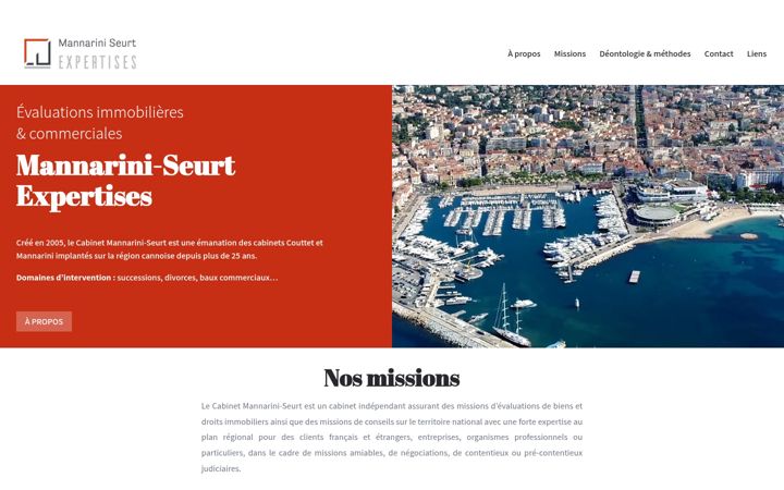 Screenshot of mannarini-seurt-expertises.com