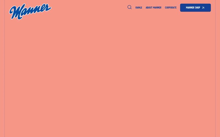 Screenshot of manner.com