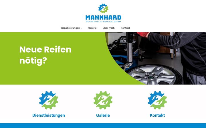 Screenshot of mannhard-reparaturen.ch