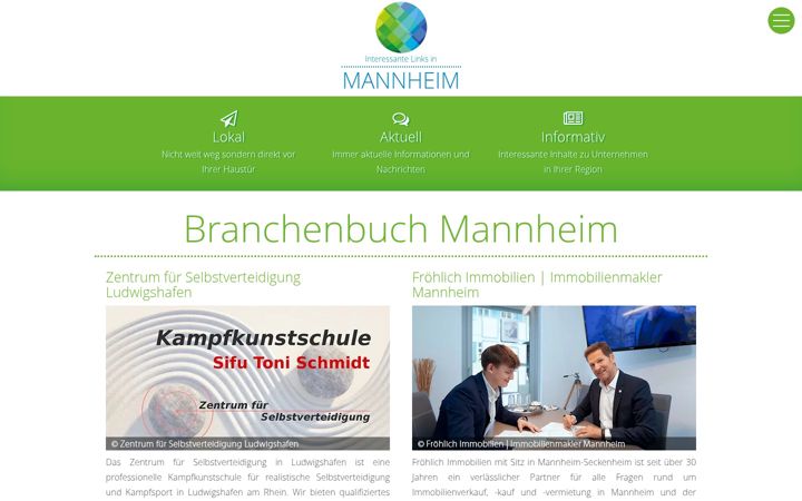 Screenshot of mannheim-links.de