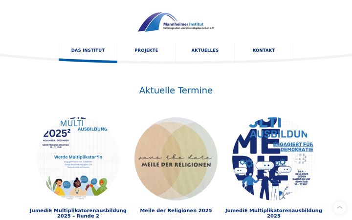 Screenshot of mannheimer-institut.de