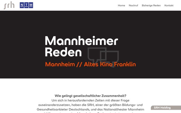 Screenshot of mannheimer-reden.de