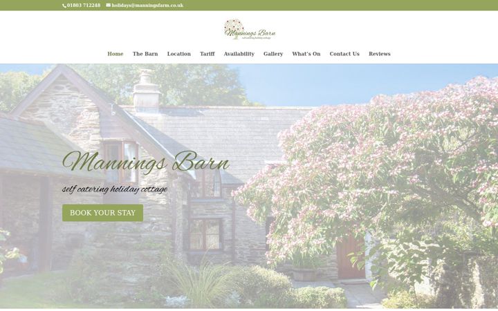 Screenshot of manningsfarm.co.uk
