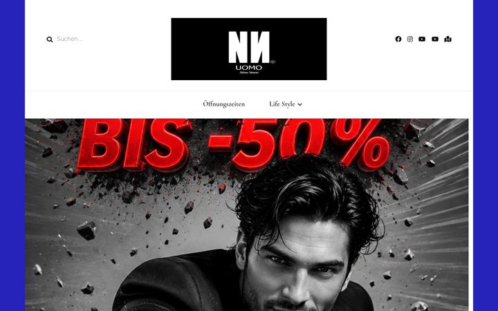 Screenshot of mannino-fashion.ch