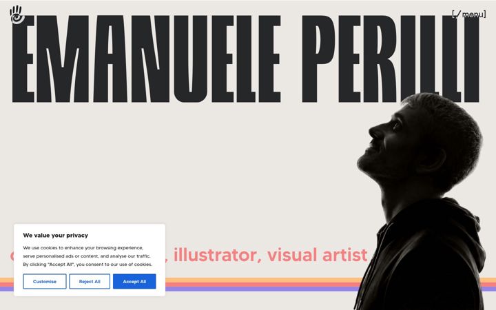 Screenshot of mannyarts.com