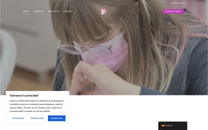 Screenshot of manoizquierdanails.com