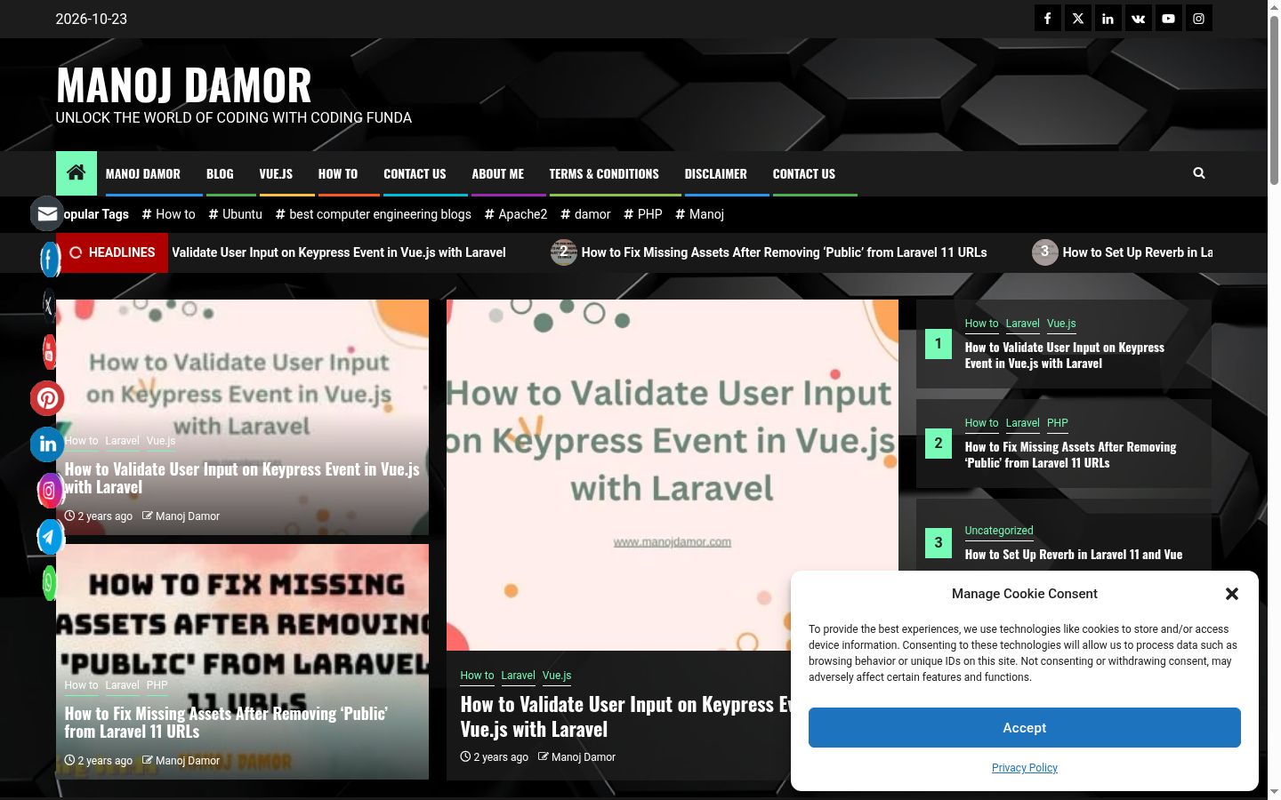 Snímek obrazovky baneru souhlasu zobrazeného před jakoukoli interakcí