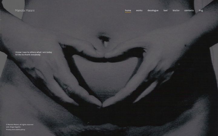 Screenshot of manolamaiani.it