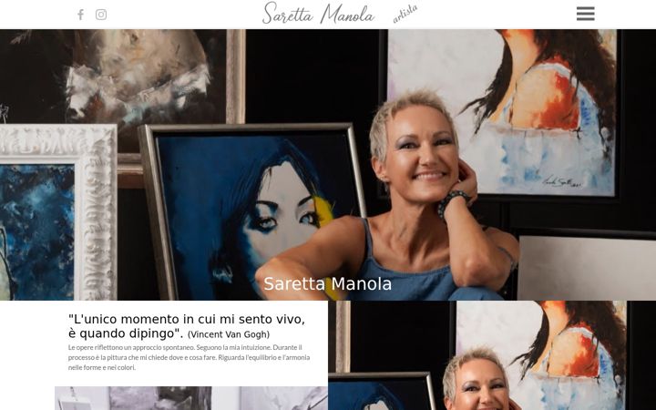 Screenshot of manolasaretta.com