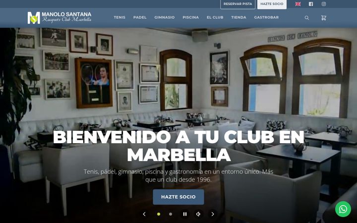 Screenshot of manolosantana.es