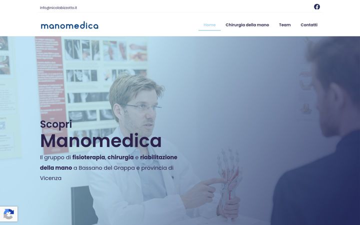 Screenshot of manomedica.it