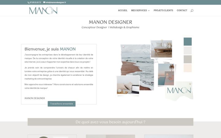 Screenshot of manondesigner.fr