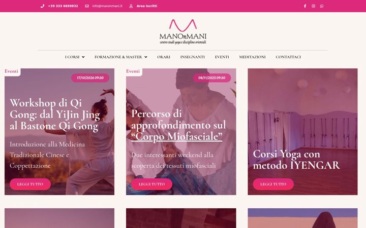 Screenshot of manonmani.it