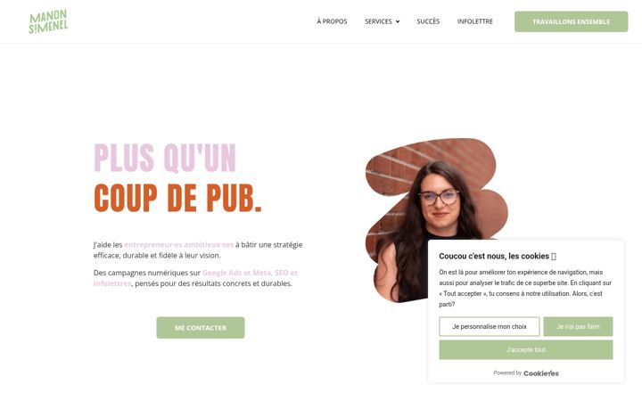 Screenshot of manonsimenel.com
