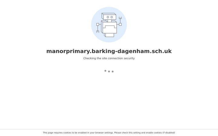 Screenshot of manorprimary.barking-dagenham.sch.uk