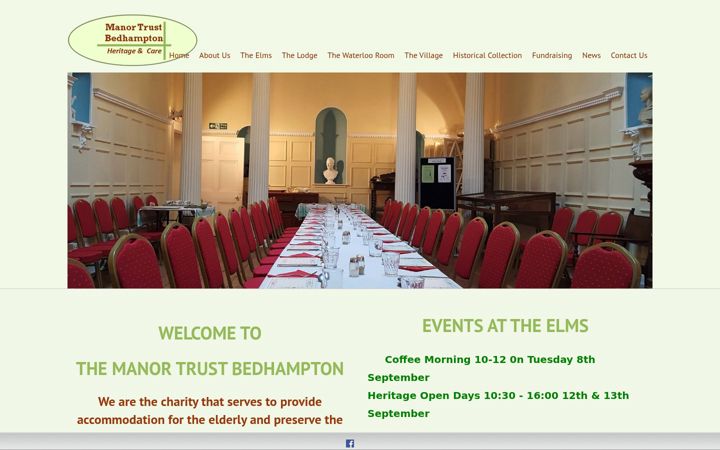 Screenshot of manortrust.org.uk