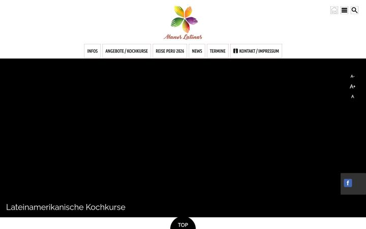 Screenshot stránky manoslatinas.at