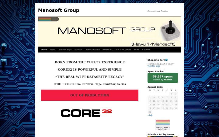 Screenshot of manosoft.it