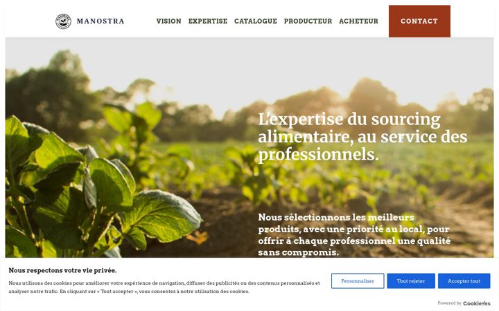 Screenshot of manostra.com