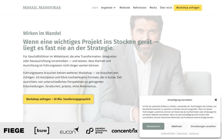 Screenshot of manouras.com