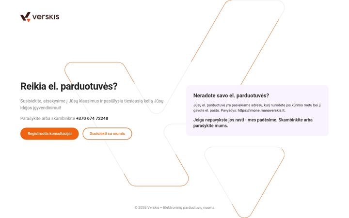 Screenshot of manoverskis.lt